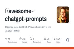 Awesome ChatGPT prompts