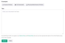 AI Text Classifier (Open AI)